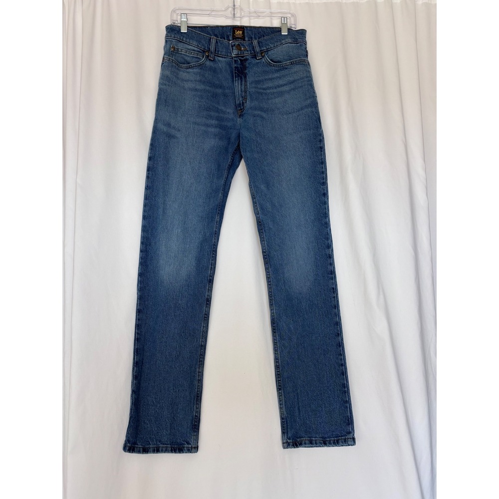 Lee Regular Fit Jeans Mens 32x34 (Fits 31x33) Medium Wash Straight Leg Denim